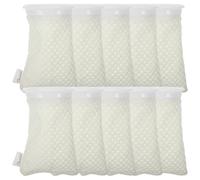 CRAFTHROU 11pcs Aquarium Filter Socks with 3d Honeycomb Design, Beige Pp Material Fish Tank Filter Bags for Salt Water Tank Aquarium Cleaning and Debris Trap