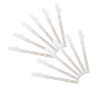 CRAFTHROU 12pcs White Washable Cloth Marking Pencils for Embroidery Positioning and Home Repairs, Compact Water Soluble Textile Markers Made of Wood and Plastic