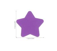 CRAFTHROU 16pcs Self Stick Star Memo Pads Colorful Paper with Easy Peel Feature for Classroom and Workspace Use