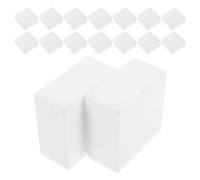CRAFTHROU 16pcs Square Foam Block 4x2 Inches White Craft Foam for Modelling and Precision Stacking, for Flower Arrangements and School Projects, Suitable for Beginners and Professionals