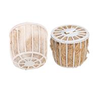 CRAFTHROU 2 Set Jute Bird Nest Material for Canary and Bird Cage Bedding, Soft and Comfortable Natural Fiber Bedding Providing Warmth and Enhanced Comfort, for Birdcage and