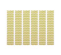 CRAFTHROU 200pcs High Voltage Electrical Stickers Reusable Yellow Triangle Warning Labels for Electrical Hazard Safety in Residential Commercial Industrial Use