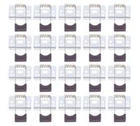 CRAFTHROU 20pcs L-Shaped Iron Downlight Spring Clips for Ceiling Light Retaining Clamps with Quick Assembly and Stable Installation, for Home and Commercial Spaces Lighting Fixtures