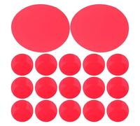 CRAFTHROU 25pcs Red Peel-and-stick Spotlight Color Filters Made of Pet with Self Adhesive Flexible Surface Adhesion for Glass Doors and Lamps for Living Room DIY Ambient Lighting