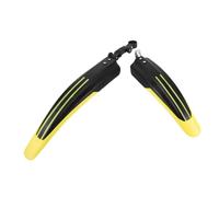 CRAFTHROU 2pcs Adjustable Bike Front and Rear Mud Guards for Mountain Bikes Lightweight Pp Material with Full Coverage and Extended Rear Guard Design, for Offroad Terrains and Commute