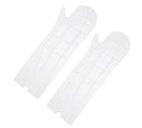 CRAFTHROU 2pcs Disposable Hand Injury Sleeve Shower Cover Waterproof Protective Bathing Cover for Home Bathroom Made of Silicone Pp and PVC Practical and Comfortable for Showering