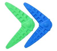 CRAFTHROU 2pcs Dog for Pet Training with Sturdy Tpr Material Featuring Smooth Comfortable Touch and Unique Darts Shape and Fish Bone Design for Play and Chewing Random Color