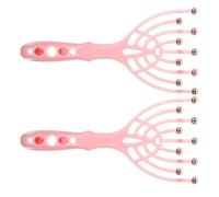 CRAFTHROU 2pcs Head Massager Scalp with 9-Claw Manual Design, Pp and Steel Ball Material for Scalp and Shoulders, Tension Headaches and Promote, for Travel and Birthdays