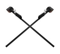 CRAFTHROU 2pcs Laboratory Iron Ring Clamps Adjustable Tube Support Clamps Stable Flask and Test Tube Holder for Biology Labs and Scientific Research Fields