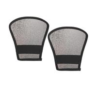 CRAFTHROU 2pcs Multi-purpose Camera Flash Diffuser Softbox with Silver and White Reflective Pu Material, Two-sides Flash Diffuser Kit for Outdoor Photography and Studio Lighting