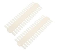 CRAFTHROU 2pcs Nail Pops Display Plastic Nail Art Palette with 72 Beige Tips for Kit for Showcasing Efficiency Booster