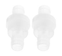 CRAFTHROU 2pcs Plastic One Way Check Valve Advanced Check Valve Technology and Ozone Protection, Suitable for 8-10mm Inner Diameter Pipes, Temperature Range 40 to 160°c, for Fuel and Line