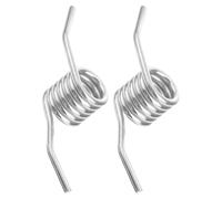 CRAFTHROU 2pcs Return Spring for Hydraulic Jack 3 Ton Horizontal Jack Spare Part Heavy Duty Iron Material Replacement and Maintenance Accessory in Silver Colour
