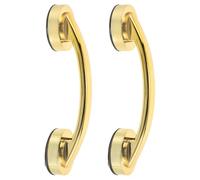 CRAFTHROU 2pcs Suction Grab Rails for Bathroom and Kitchens with Strong Suction Cups, Self Adhesive Plastic Handles, Safety Support for Sliding Glass Doors, for Pregnant Women