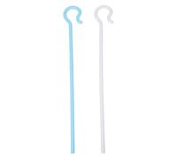CRAFTHROU 2pcs Vintage Pharaoh Style Halloween Cane Prop with Comfortable Grip and Removable Three-piece Plastic Design for Cosplay Parades and Dance Performance Displays