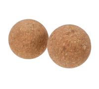 CRAFTHROU 2pcs Wooden Ball Bottle Stoppers Round Sphere Replacement for Glass Decanters and Jars Reusable Wood Container Sealers with Strong Airtight Fit for Wine Beverage Bottles