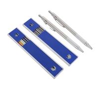 CRAFTHROU 3.0mm Stainless Steel Mechanical Pencil Set, Engineering Mechanical Pencil with Multipurpose Lead and Stable Writing, for Technical Drawing and Architectural Sketching