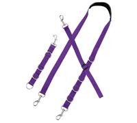 CRAFTHROU 3pcs Dog Grooming Table Straps Pet Bathing Rope Set Comfortable Polypropylene Fiber Material Secure Fit during Pet Examinations the Bathtub at Home