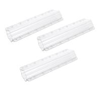 CRAFTHROU 3pcs Lightweight PC Fruit and Vegetable Shaping Molds with Unique Plum Blossom Design for Gardening and Growing Cucumbers and Melons