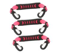 CRAFTHROU 3pcs Portable Skate Boots Carrier Strap Thickened PVC Webbing and Strong Buckles for Comfortable Single-Handed Transport and Neat Storage of Ice Skates and Ski Boots