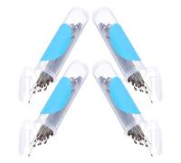 CRAFTHROU 4 Boxes Butterfly Pinning Kit with Stainless Steel Needles and Plastic Bottles, Portable Packaging and User-friendly Insect Collecting Tools for Educational Purposes and Fieldwork