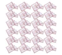 CRAFTHROU 40pcs Elegant Rose Gold and White Paper Napkins for 100th Birthday Party Decoration, 2 Layers High Absorbency with Vibrant Printed Patterns, for Anniversary Events and Convenient