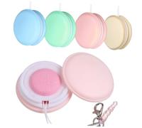 CRAFTHROU 4pcs Macaron Phone Screen Cleaner with Lanyard and Keychain, Silicone and Pp Material, Convenient to Carry, Removes Oil from Smartphones and Computer Screens, for Everyday Use Random Color