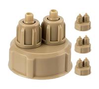 CRAFTHROU 4pcs Replacement DIY Generator Bottle Caps for Fish Tank Carbon Dioxide Reactor, Made of Sturdy Abs Material, Designed to Save Work Time and Increase Work Efficiency in DIY System