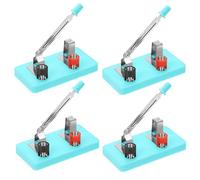 CRAFTHROU 4pcs Spst Single-pole Single-throw Switches for Electrical Experiment Teaching Aids Lightweight Physics Lab Equipment for Student Circuit Demonstrations and DIY Fruit Battery
