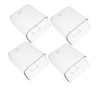 CRAFTHROU 4pcs Wall Mount File Organizer Pet Single Pocket Hanging Box