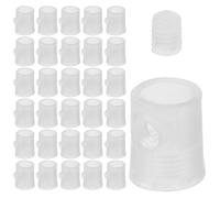 CRAFTHROU 50pcs Plastic Wire Clips Cable Clamps for Household Electrical Equipment, Keep Cable Organized and Fix Lamp Power Wire, Suitable for Ceiling Lights and Lighting Applications