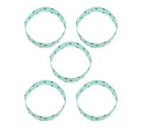 CRAFTHROU 5pcs Elastic Band for Journal and Notebook Closure Sturdy Polyester Planner Strap for Travel Memoirs and Daily Notes with Multi-purpose Organising Function and Long-term Use