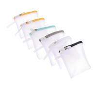 CRAFTHROU 6pcs Mesh Laundry Bags Set for Delicates with Foldable Design, Sturdy Mesh Material, for Travel and Luggage Organizing Laundry Bag and Underwear Random Color