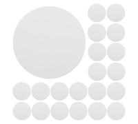 CRAFTHROU 80pcs Round White Cardstock Circles for Arts and Crafts, Thick 92lb 250 GSM Paper, Pre-Cut Circular Shapes, for Making Thank You Notes and Party Invitations