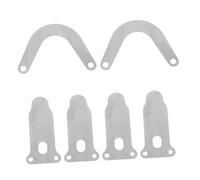 CRAFTHROU Air Compressor Valve Plate Kit 6pcs Tongue Shape Alloy Iron Compressor Cylinder Head Repair Accessories for Air Compressor Pump Head