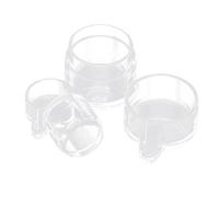 CRAFTHROU Ant Water Feeder Bowls Ants Drinking Containers Separate Feeding Port Acrylic 2pcs for Farms and Terrariums