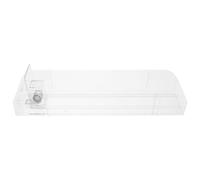 CRAFTHROU Automatic Cigarette Organizer Pusher Rack for Shop with Compact Size and Simple Design, Plastic Material Holds 11 Packs of Cigarettes for Efficient Retail Display