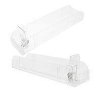 CRAFTHROU Automatic Cigarette Pusher Rack with Single Sided Pusher 2 Pcs Plastic Display Stand Versatile and Cost-reducing for Cigarettes for Retail Shop and Supermarket Use