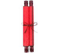CRAFTHROU Chinese Engagement Scroll Marriage Certificate in Red Cloth Material with Blank Printing Area and Suitable for Chinese Calligraphy Brush, Traditional Wedding Decor for Wedding