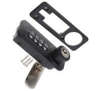 CRAFTHROU Combination Cabinet Lock Locker Lock 4 Digit Mechanical Black Engineering Plastic Steel for Lockers and File Cabinets