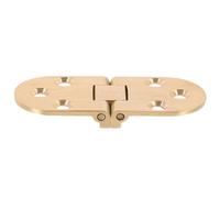 CRAFTHROU Copper Folding Table Hinge with Thickened Pure Copper Construction for Sewing Machines and Dining Tables, 180 Degree Flip Hinge for Furniture Accessories