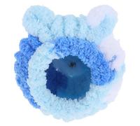 CRAFTHROU Cozy Small Animal Bed Nest for Guinea Pig and Small Pets with Plush and Plastic Material, Easy to Clean Versatile Design for Home Decor in Winter