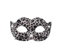 CRAFTHROU Creative Leopard Party Mask for Costume Parties and Halloween, Half Face Non-fading Pvc Mask Comfortable to Wear, for Masquerade and Dancing Events