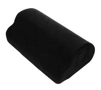 CRAFTHROU Desk Foot Rest Black Comfortable Support Pad with Lint and Sponge Material for Office and Home and Relax Legs the Table