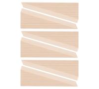 CRAFTHROU Door Design Stopper Wood 6pcs Triangular Non- Wooden Block Sturdy Wood Material with Elegant for Home and Office for Chair Caning Supplies