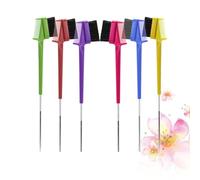 CRAFTHROU Double Side Eyebrow Brush and Comb Set Portable Multifunctional Design 6pcs Made of Sturdy Abs Material Random Color for Professional Salon and Home Use, and Women Makeup
