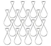 CRAFTHROU Drop Ceiling Hook Clips Reusable Ceiling Hanger Clips Steel Galvanized Hooks 100 Pcs Lightweight and Sturdy for Easy Decoration and Storage for Wedding Venues and Stores