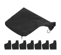 CRAFTHROU Dust Collection Bags and Adjustable Wired Bracket Black 8pcs Efficient Dust Collector with Zipper for 255 Model Miter Saw and Table Saw Compatible with Cutting Machines