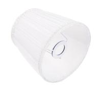 CRAFTHROU E14 Cloth Lamp Shades with Simple Style for Dining Room Decoration and Home Decoration White Cloth Lamp Cover to Protect Eyesight and Prevent Light Being Too Bright for Chandelier