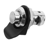 CRAFTHROU Electronic Push Button Latch Lock with Zinc Alloy Material and Plum Blossom Pin Cylinder Design, Quick Operation Push-to-Close Latch for Industrial Equipment Suitable